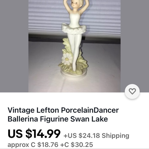 Vintage Ballerina Figurine "The Christopher Collection" for Lefton China - Picture 13 of 13